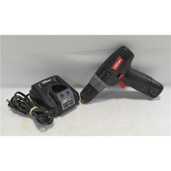 HYPER TOUGH DRILL+CHARGER+BATTERY