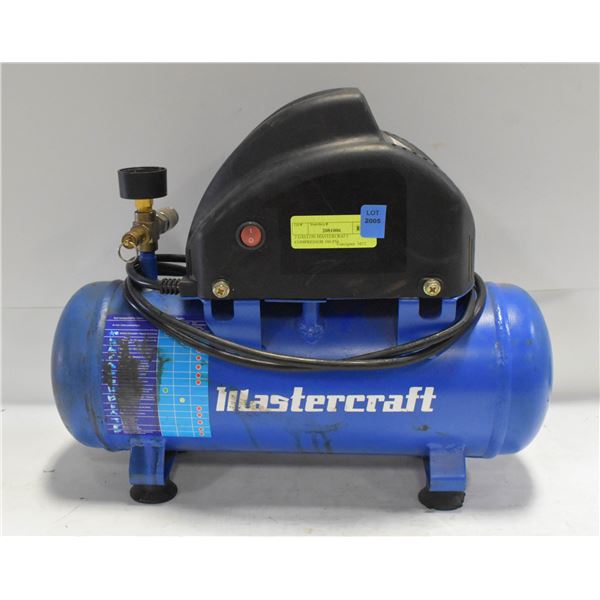 2 GALLON MASTERCRAFT COMPRESSOR 100 PSI
