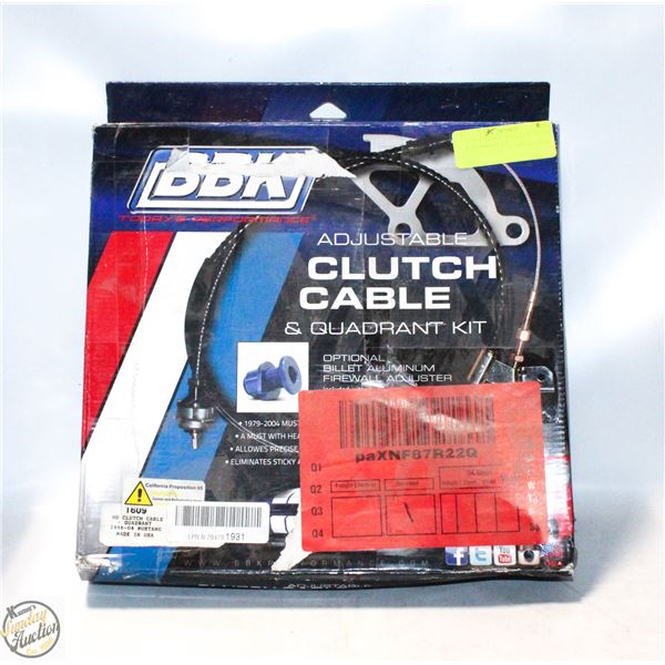 NEW WITH BOX BBK CLUTCH CABLE & QUADRANT KIT