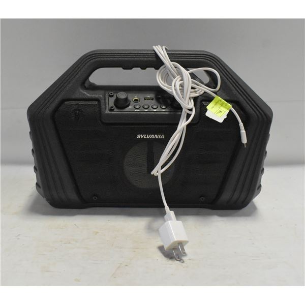 LARGE SYLVANIA LIGHT UP BLUETOOTH SPEAKER