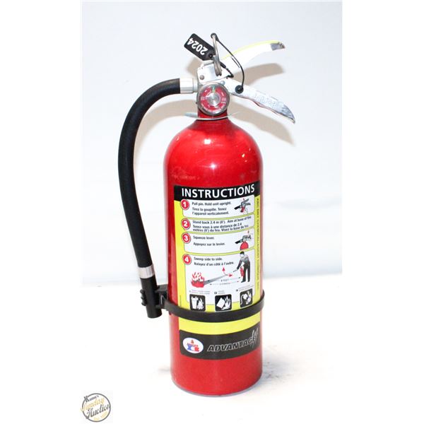 FULLY CHARGED+CERTIFIED 2024 FIRE EXTINGUISHER