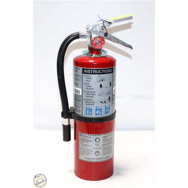 FULLY CHARGED+CERTIFIED 2024 FIRE EXTINGUISHER
