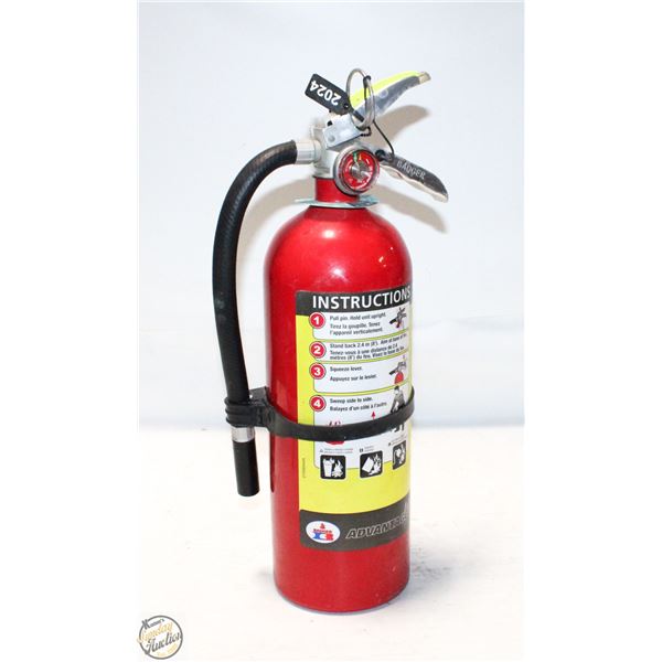 FULLY CHARGED+CERTIFIED 2024 FIRE EXTINGUISHER