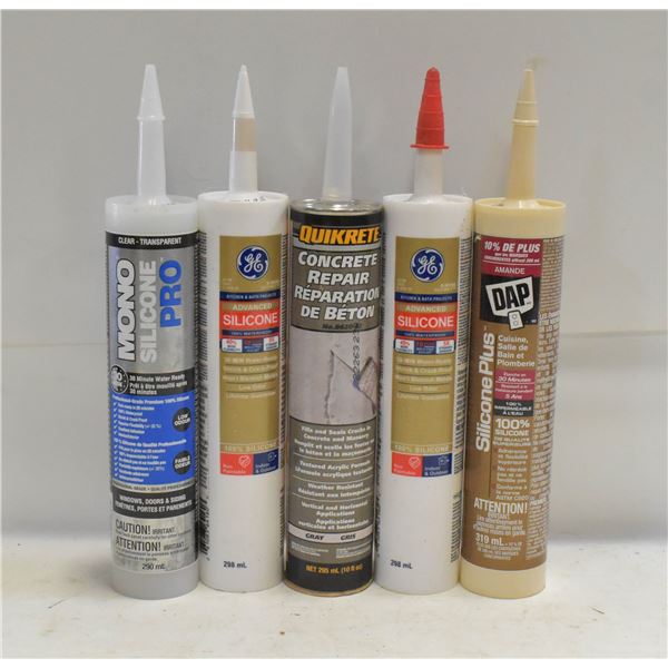 LOT OF VARIOUS CAULKING