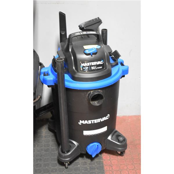 MASTERCRAFT 30LTR 4HP SHOP VAC NEEDS NEW FILTER
