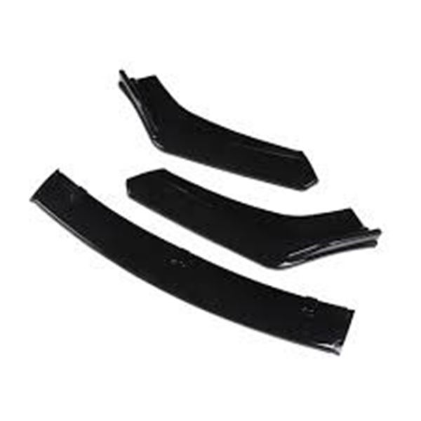 NEW 3PCS FRONT BUMPER LIP SPLITTER KIT