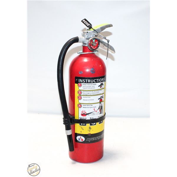 FULLY CHARGED+CERTIFIED 2024 FIRE EXTINGUISHER