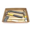 Image 1 : 2 HAMMERS PLUS HATCHET AND MALLET