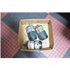 Image 1 : LOT OF MINI GREEN PROPANE TANKS (FULL)