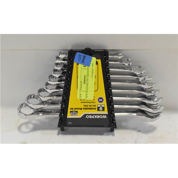 NEW WORKPRO 9PC WRENCH SET