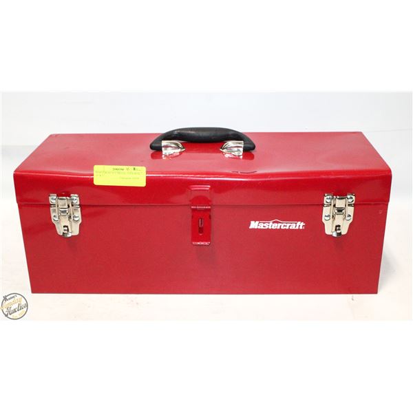 MASTERCRFAFT METAL TOOLBOX 19"X 7"