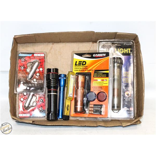 FLAT OF FLASHLIGHTS