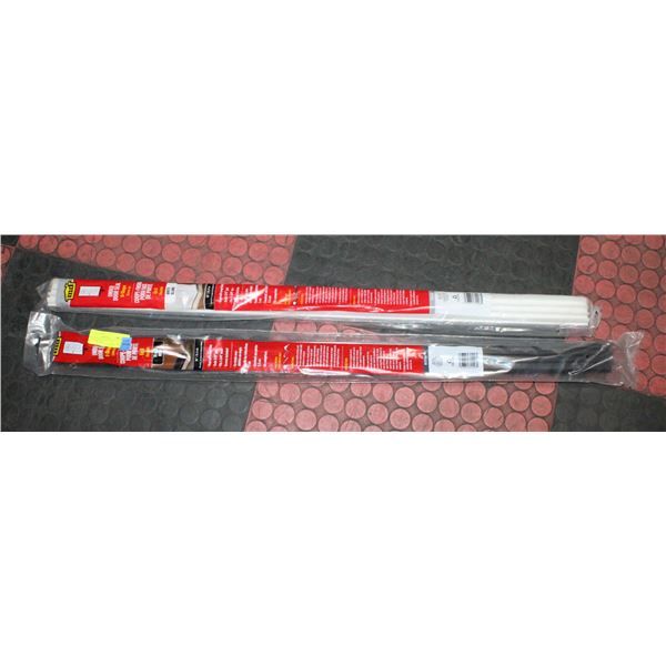 PAIR OF UNDER THE DOOR SEALS U-SHAPED (NEW)