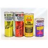 Image 1 : LOT OF VINTAGE CANNED VEHICLE FLUIDS