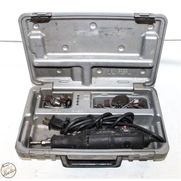 CRAFTSMAN DREMEL TOOL IN CASE WITH ACCESSORIES