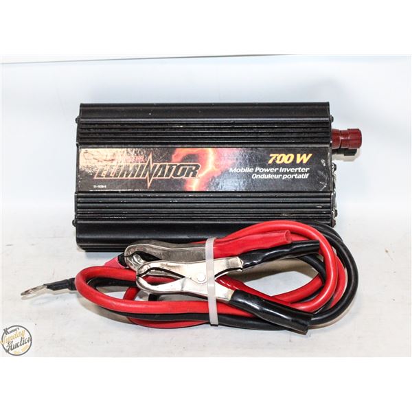 700W MOTOMASTER POWER INVERTER WITH CLAMPS