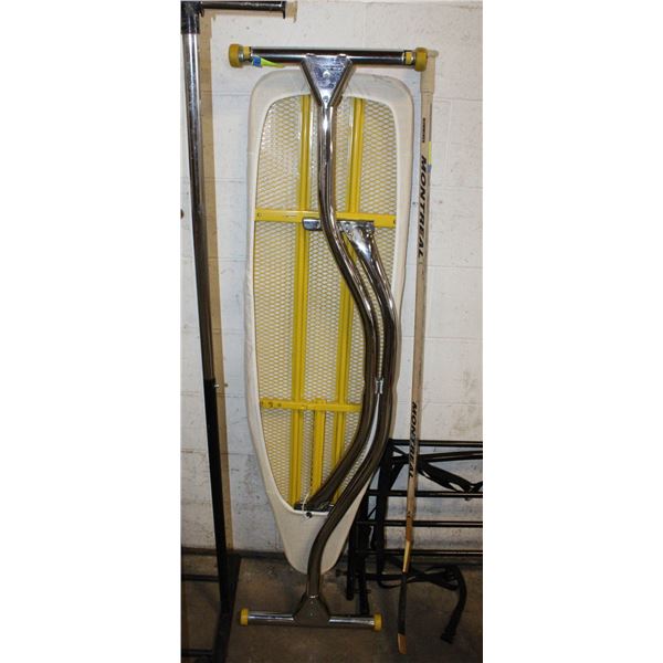 LARGE MODERN "CHROMED OUT" LOOK IRONING BOARD