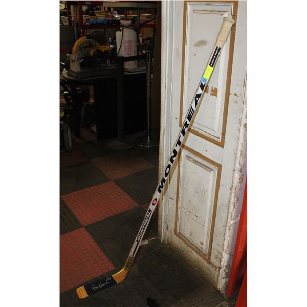 UNAUTHENTICATED HOCKEY STICK SIGNED #27