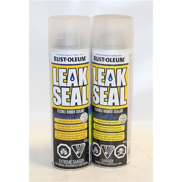 LOT OF RUST-OLEUM LEAK SEAL