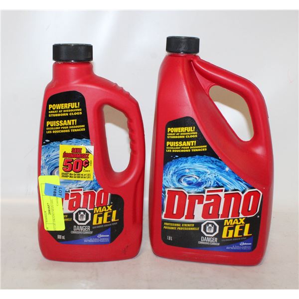 LOT OF DRANO MAX GEL
