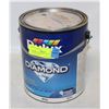 Image 1 : DIAMOND EGGSHELL LIGHT GREY 1 GALLON PAINT