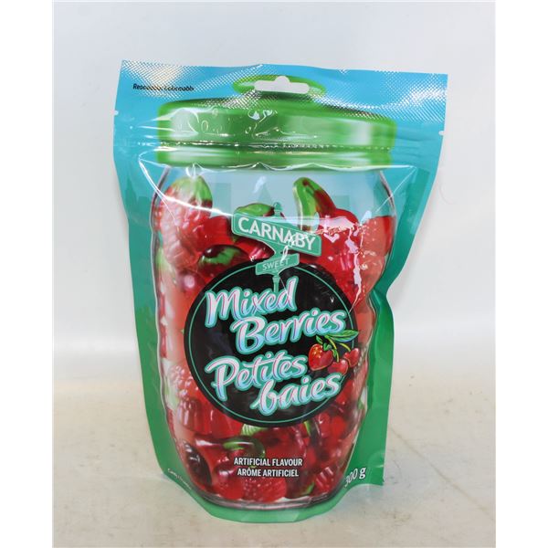 NEW CASE OF CARNABY MIXED BERRIES GUMMY CANDIES