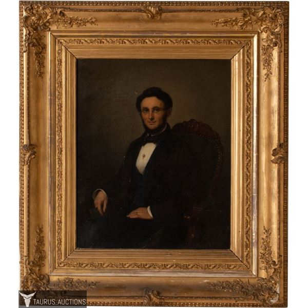 Portrait of Seated Gentleman, Oil Painting