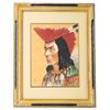 Image 1 : Native American Watercolor Portrait