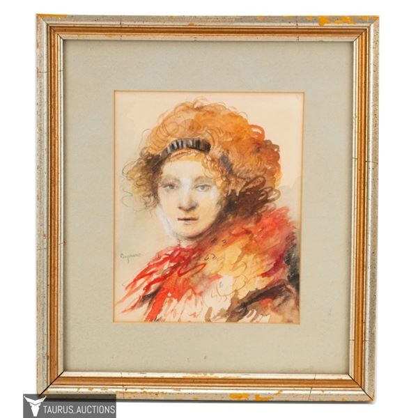 Vincent Capraro Watercolor Portrait