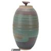 Don Hanson Large Glazed Lidded Pottery Vase