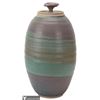 Image 3 : Don Hanson Large Glazed Lidded Pottery Vase