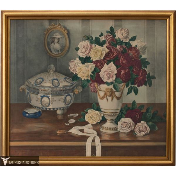 After Ignaz Heinrich Gebhardt Watercolor