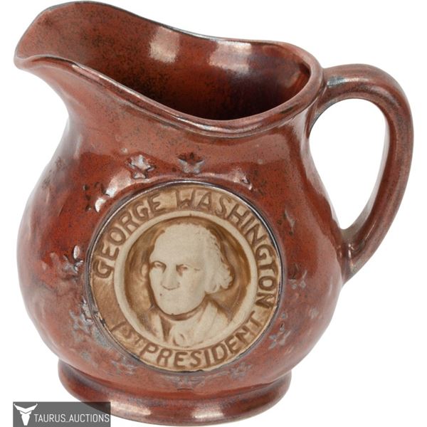 George Washington Stoneware Pitcher