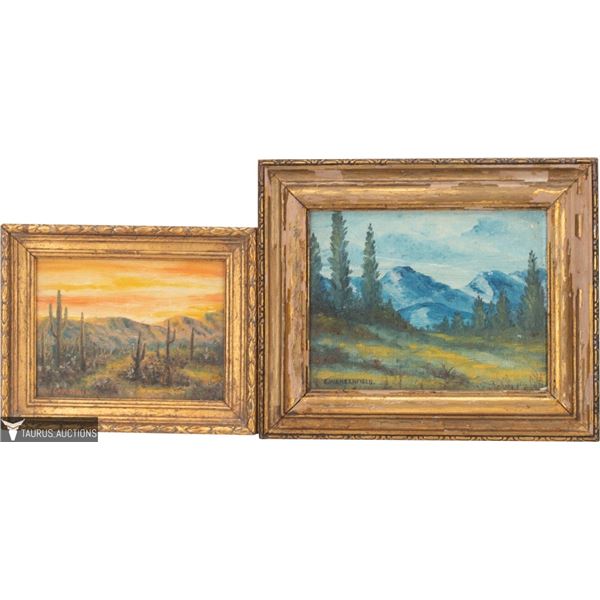 Ernest W. Greenfield - Landscape Painting Pair