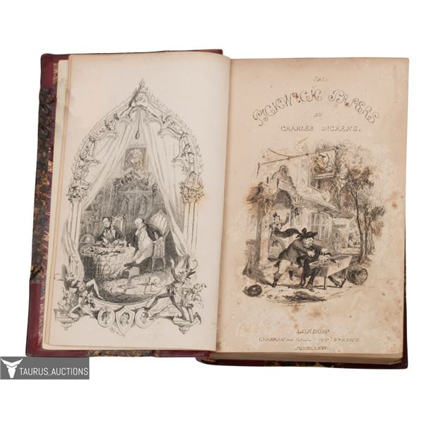 Charles Dickens' Pickwick Papers 1837, First Ed.