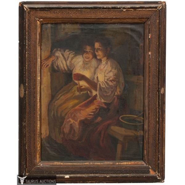 After Pimonenko - Yuletide Fortune Tellers