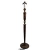 Hand Painted Victorian Turned Wood Floor Lamp
