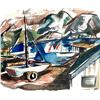 Image 2 : David Baise (Born 1939) Mid Century Harbor Scene