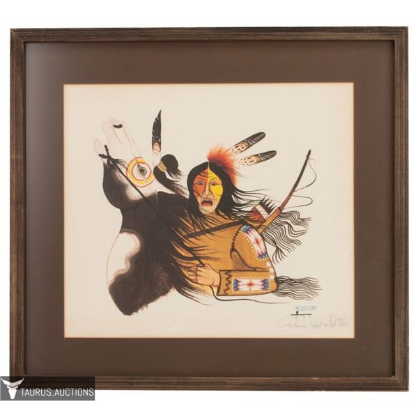 Rance Hood - 'War Chief' Lithograph