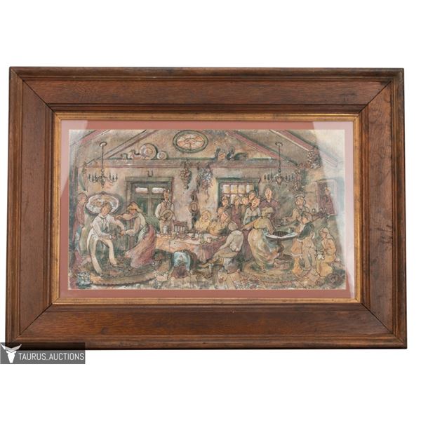 Ella D. Crampton -Watercolor Painting