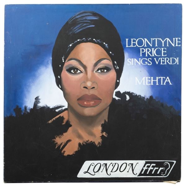 Leontyne Price Album Cover Art, Oil Painting