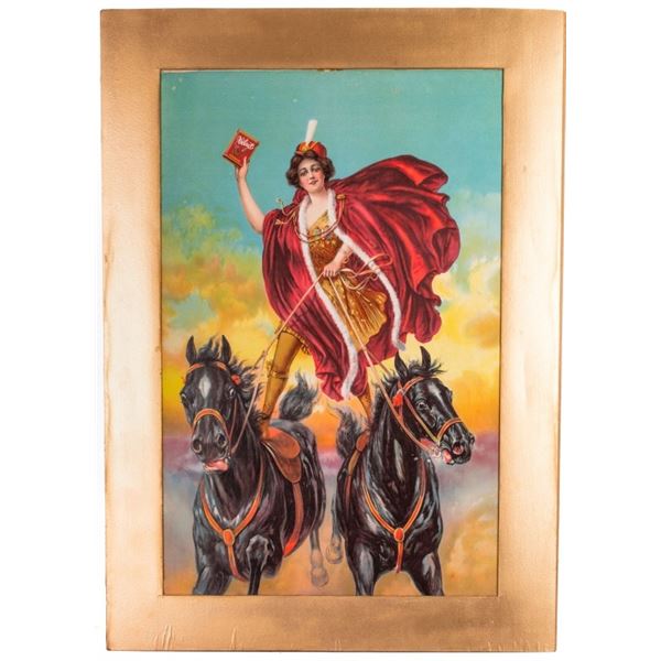 Velvet Tobacco Advertising Art - Color Lithograph