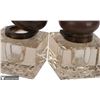 Image 6 : Art Nouveau Partners Cut Crystal Inkwells