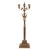 Image 3 : Brass Three Arm Sea Nymph Table Candelabra