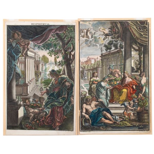 17th C Hand Colored Engravings After Paul Decker