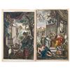 Image 1 : 17th C Hand Colored Engravings After Paul Decker