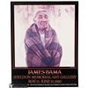 Signed James Bama Gallery Exhibition Poster