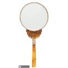Image 2 : Asian Motif Porcelain Hardstone Handheld Mirror