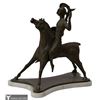 Nicolaus Koni - Modernist Bronze Warrior Sculpture
