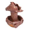 Abstract Horse Art Pottery Candlestick, Anna Siok